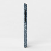 Coques Case-Mate iPhone Magnifique Cool en marbre bleu foncé (Dos/Gauche)