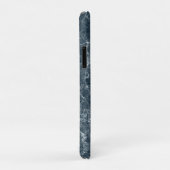 Coques Case-Mate iPhone Magnifique Cool en marbre bleu foncé (Dos/Droite)