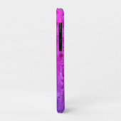 Coques Case-Mate iPhone Magnifique Cool Purple Vood Texture (Dos/Gauche)