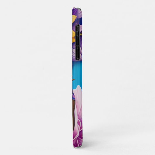 Coques Case-Mate iPhone Magnifique femme africaine avec montre (Dos/Gauche)