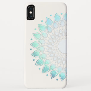 Case-Mate iPhone Case Magnifique Fleur de Lotus Turquoise Floral Mandala