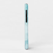 Coques Case-Mate iPhone Magnifique marbre bleu Cool (Dos/Gauche)