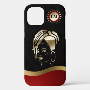 Case-Mate iPhone Case Magnifique Monogrammé African Queen iPhone 12 Coqu