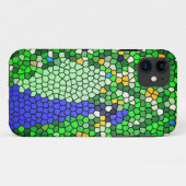Coques Case-Mate iPhone Magnifique Peacock mosaïque cadeaux d'art customis (Dos (Horizontal))