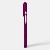 Coques Case-Mate iPhone Magnolia blanche ligne or magenta (Verso / Gauche)