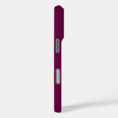 Coques Case-Mate iPhone Magnolia blanche ligne or magenta (Verso / Droite)