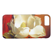 Coques Case-Mate iPhone Magnolia sur Red Velvet Martin Johnson Heade (Dos (Horizontal))