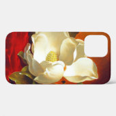 Coques Case-Mate iPhone Magnolia sur Red Velvet Martin Johnson Heade (Verso (horizontal))