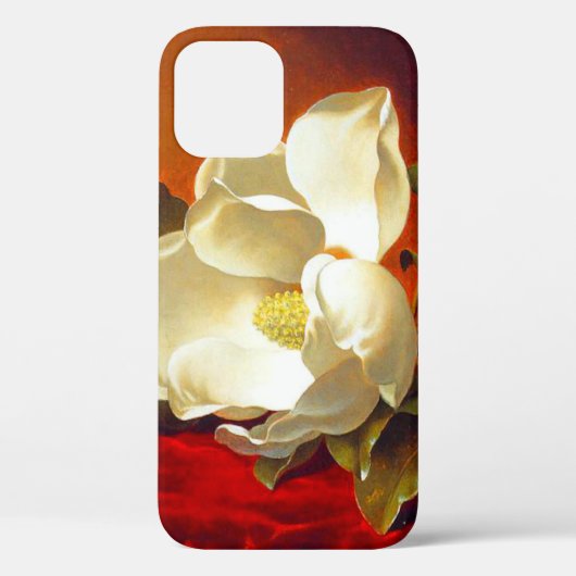 Coques Case-Mate iPhone Magnolia sur Red Velvet Martin Johnson Heade (Verso)