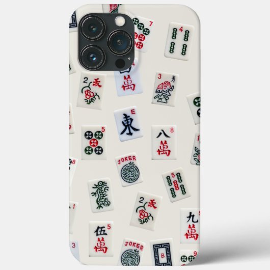 Coques Case-Mate iPhone Mah Jongg jeu tuiles ( symboles) conception (Verso)