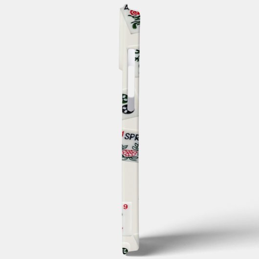 Coques Case-Mate iPhone Mah Jongg jeu tuiles ( symboles) conception  (Verso / Gauche)