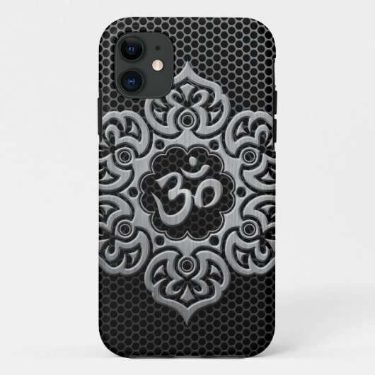 Coques Case-Mate iPhone Maille en acier OM floral (Dos)