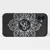 Coques Case-Mate iPhone Maille en acier OM floral (Dos (Horizontal))
