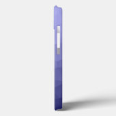 Coques Case-Mate iPhone Maille violet bleu gris foncé motif Monogramme (Verso / Gauche)