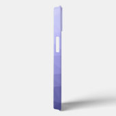 Coques Case-Mate iPhone Maille violet bleu gris foncé motif Monogramme (Verso / Droite)