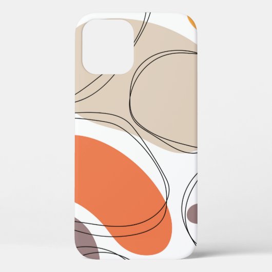 Coques Case-Mate iPhone Maillot abstrait géométrique à main (Verso)