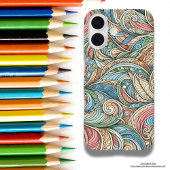 Coques Case-Mate iPhone Main artistique dessinée abstraite de la nature Co