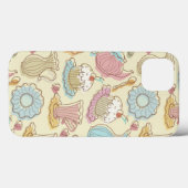 Coques Case-Mate iPhone Main Drawing Dishes Silhouettes (Verso (horizontal))