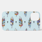 Coques Case-Mate iPhone Main en plume style Boho tirée (Verso (horizontal))