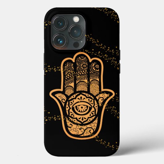 Coques Case-Mate iPhone Main Golden Hamsa (Verso)