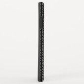 Coques Case-Mate iPhone Main noire et blanche dessinée Herringbone (Dos/Droite)