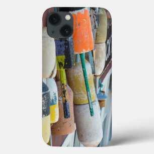 iPhone 13 Case Maine, Bar Harbor. Bouées colorées pour casiers à