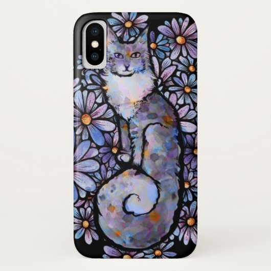 Coques Case-Mate iPhone Maine Coon Dilute Calico Cat Violet (Dos)