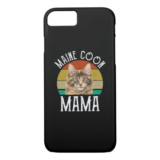 Coques Case-Mate iPhone Maine Coon Mama (Dos)