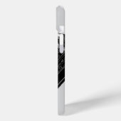 Coques Case-Mate iPhone Mains avec plans architecturaux bleus, entreprise (Verso / Gauche)