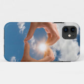 Coques Case-Mate iPhone Mains de l'amour (Dos (Horizontal))