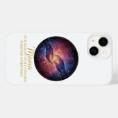 Coques Case-Mate iPhone Mains de Maman Céleste Galaxie Univers (Verso (horizontal))