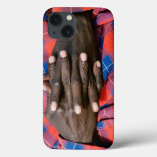 Coques Pour iPhone Mains d'un homme Maasai, Ngorongoro Conservation