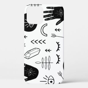 Case-Mate iPhone Case Mains magiques, lune, motif ethnique.