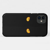 Coques Case-Mate iPhone Maintenant, il vous voit Chat noir (Dos (Horizontal))