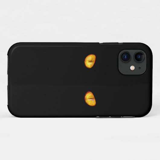 Coques Case-Mate iPhone Maintenant, il vous voit Chat noir (Dos (Horizontal))
