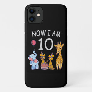 Case-Mate iPhone Case Maintenant j'ai 10 ans 10ème anniversaire au Zoo