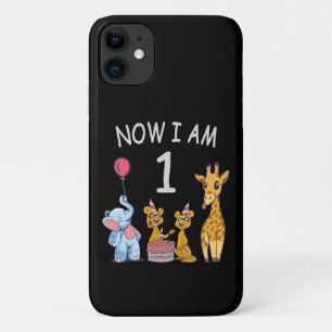 Case-Mate iPhone Case Maintenant j'ai 1 an 1er anniversaire au Zoo