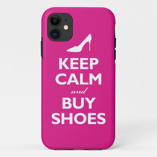 Coques Case-Mate iPhone Maintenez calme et achetez les chaussures (les (Dos)