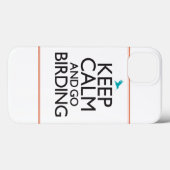 Coques Case-Mate iPhone Maintenez calme et allez Birding (Verso (horizontal))