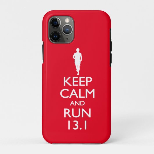 Coques Case-Mate iPhone Maintenez le calme et exécutez 13.1 (Dos)