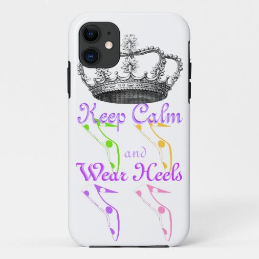 Coques Case-Mate iPhone Maintenez les chaussures calmes et d'usage de (Dos)