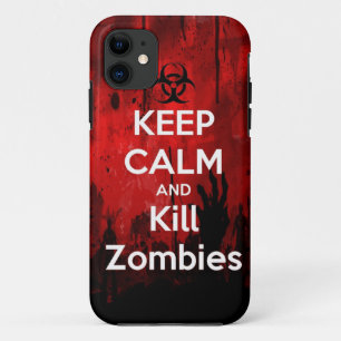 Etui iPhone Case-Mate maintenez les zombis calmes et de mise à mort