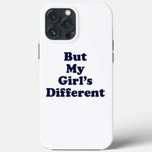 Coques Case-Mate iPhone Mais ma fille est différente (Verso)