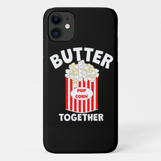 Coques Case-Mate iPhone Maïs soufflé de film ensemble Beurre (Dos)