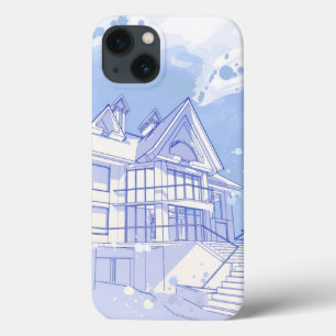iPhone 13 Coque maison : aspiration d'aquarelle