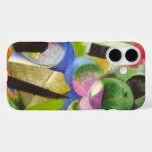 Coques Case-Mate iPhone Maison avec des arbres par Franz Marc, Beaux-arts (Verso (horizontal))