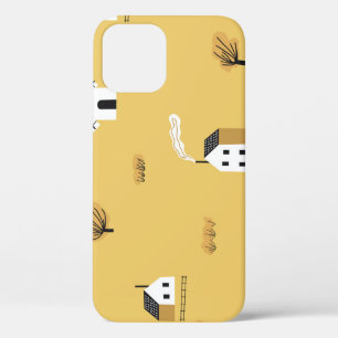 Case-Mate iPhone Case Maison colorée, arbres, chevaux paysage