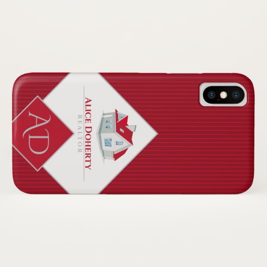 Coques Case-Mate iPhone Maison d'agent immobilier (Dos (Horizontal))