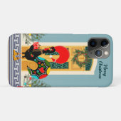 Coques Case-Mate iPhone Maison de Noël portugaise avec salutations au Coq (Dos (Horizontal))