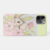 Coques Case-Mate iPhone Maison d'oiseau Floral Bloc de Couleurs (Dos (Horizontal))